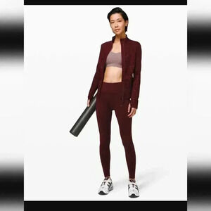 Lululemon Speed Wunder Mid-Rise Tight 28" *Speckle Shine Garnet / Garnet